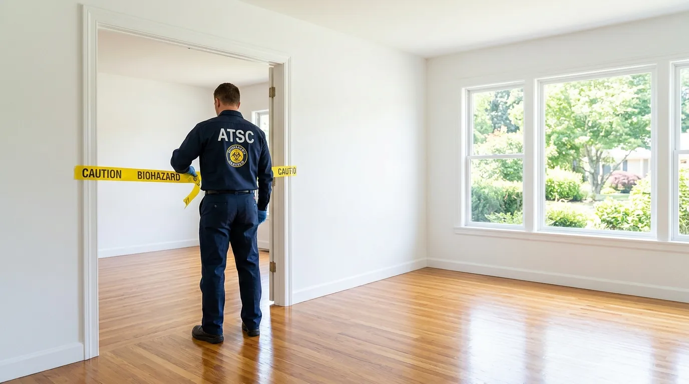 Certified biohazard cleanup crew performing Crime Scene Cleanup in South Berwick